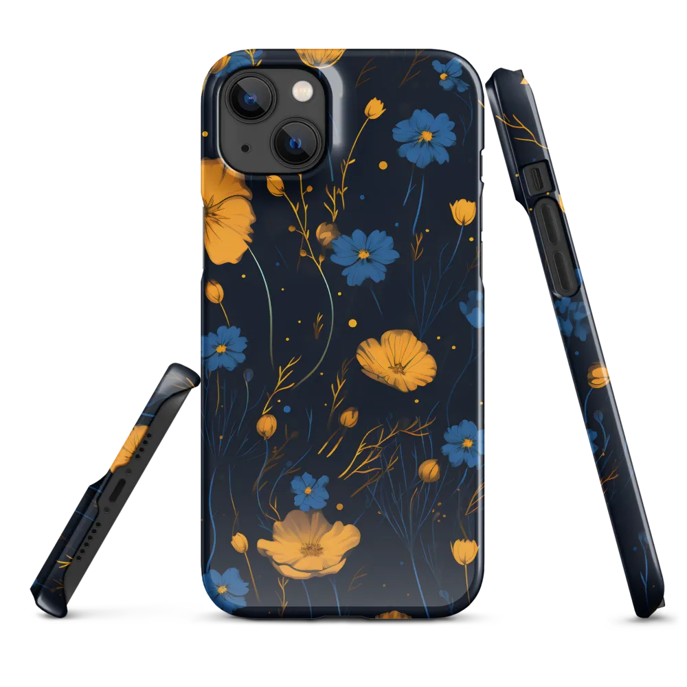 Nocturnal Blossoms | Phone Case |  14 Plus | Snap Case | Glossy
