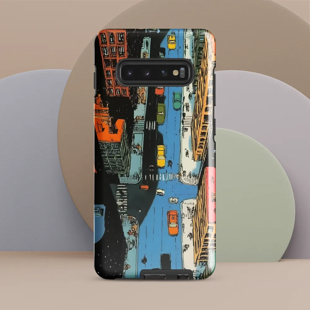 Urban Pulse: A Day in the City | Phone Case |  S10 Plus | Tough Case | Glossy