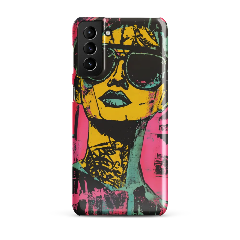 Confident Portrait in Neon Colors