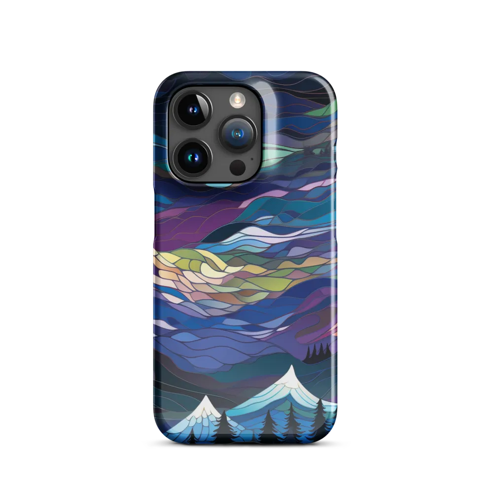 Twilight Peaks: An Abstract Mountain Landscape