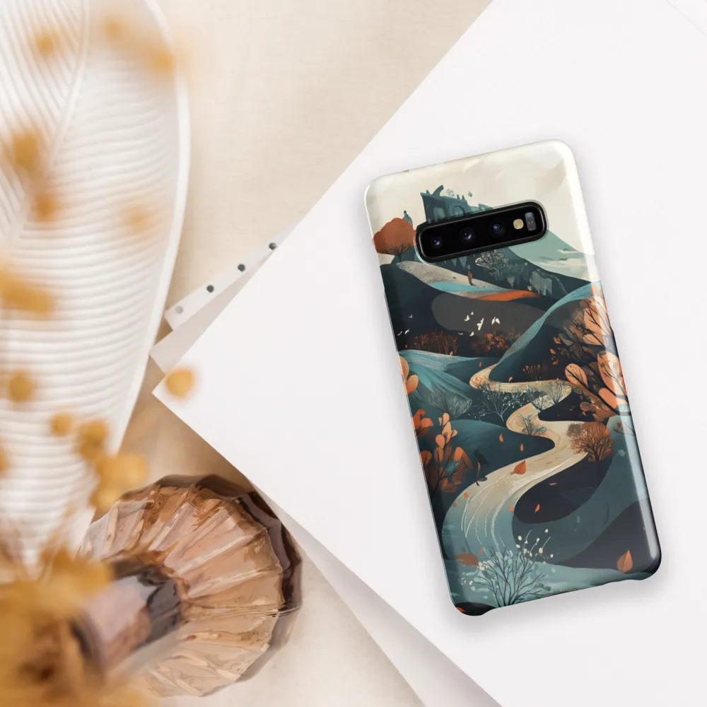 Whispers of Autumn: A Serene Landscape | Phone Case |  S10 Plus | Snap Case | Glossy