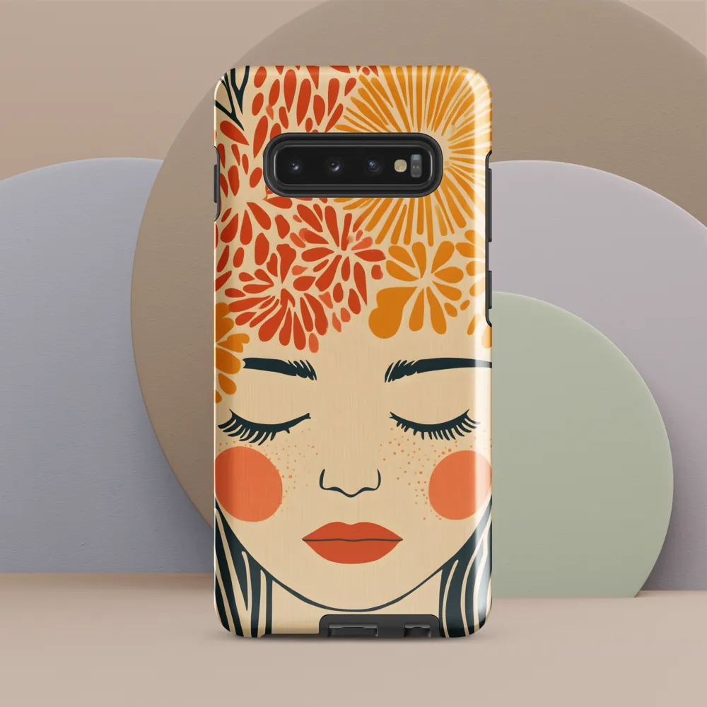 Serenity in Bloom | Phone Case |  S10 Plus | Tough Case | Glossy