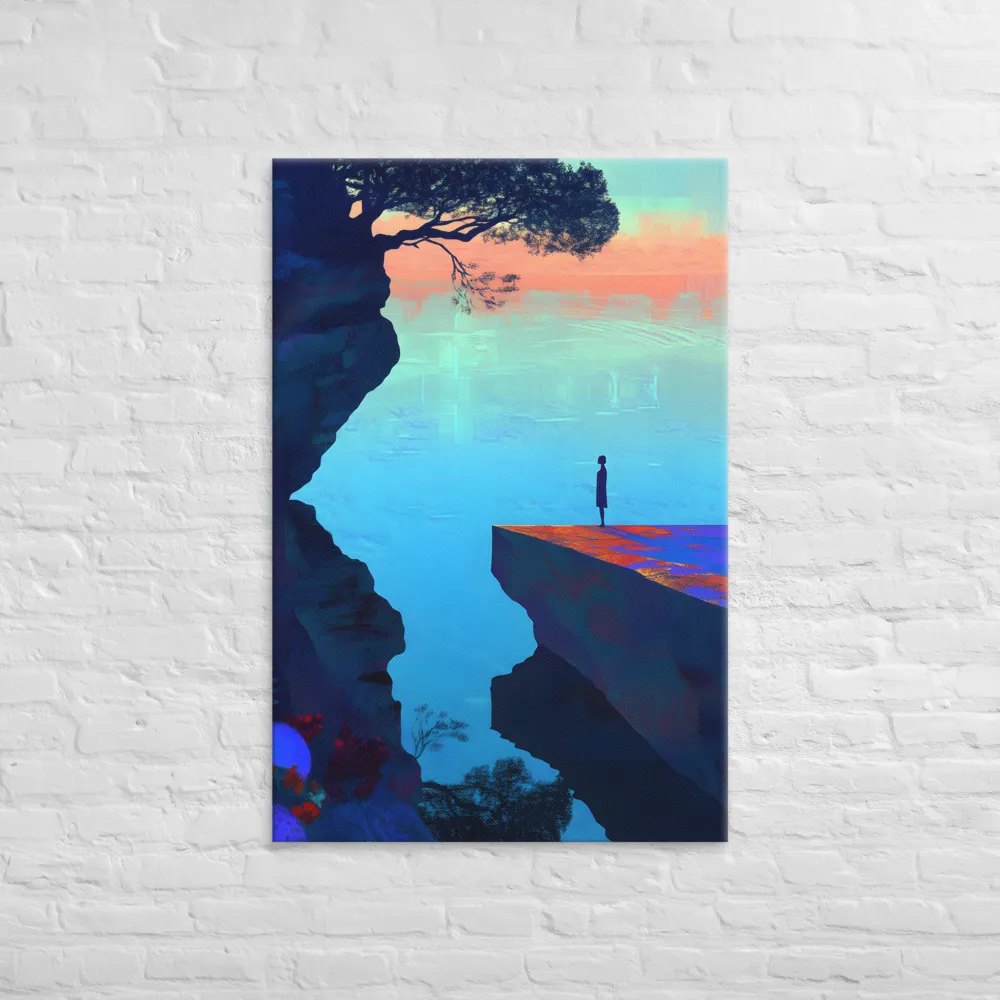 Edges of Contemplation | Canvas | 32″×48″