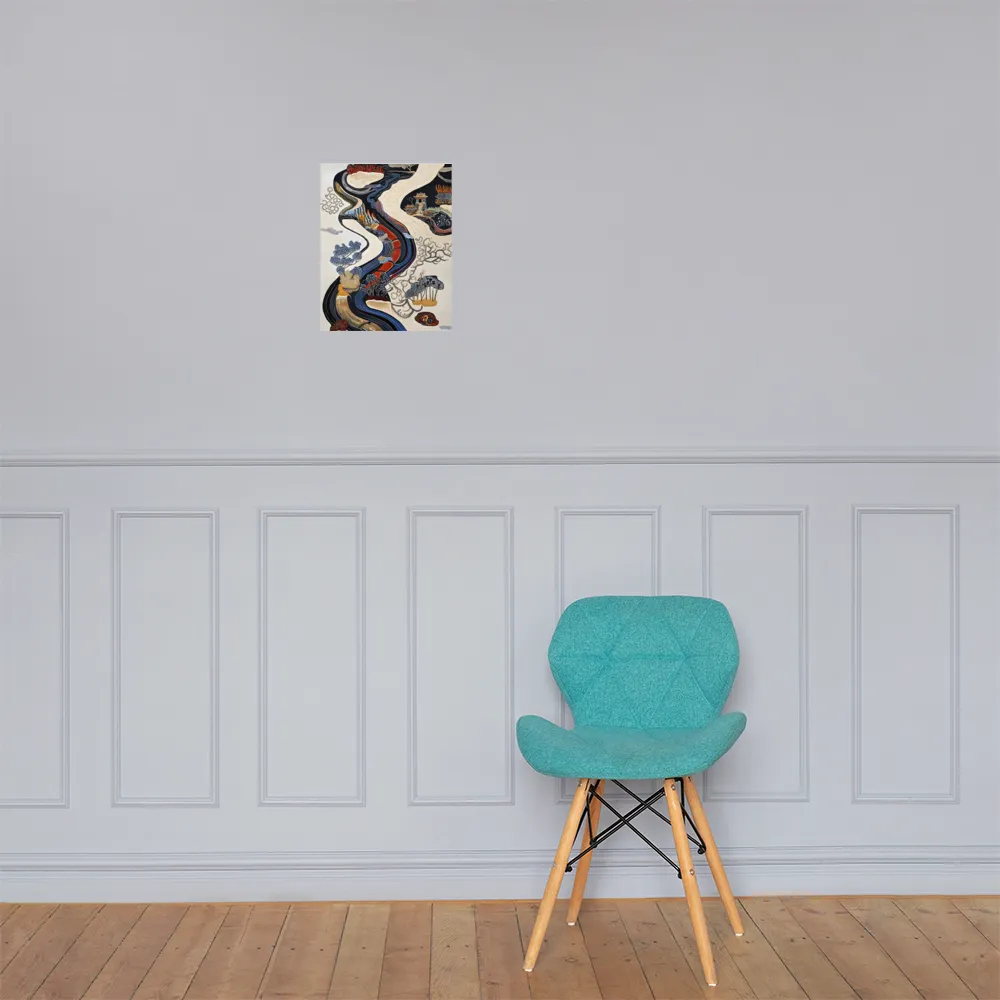 Flow of Tranquility | Poster | 11″×14″