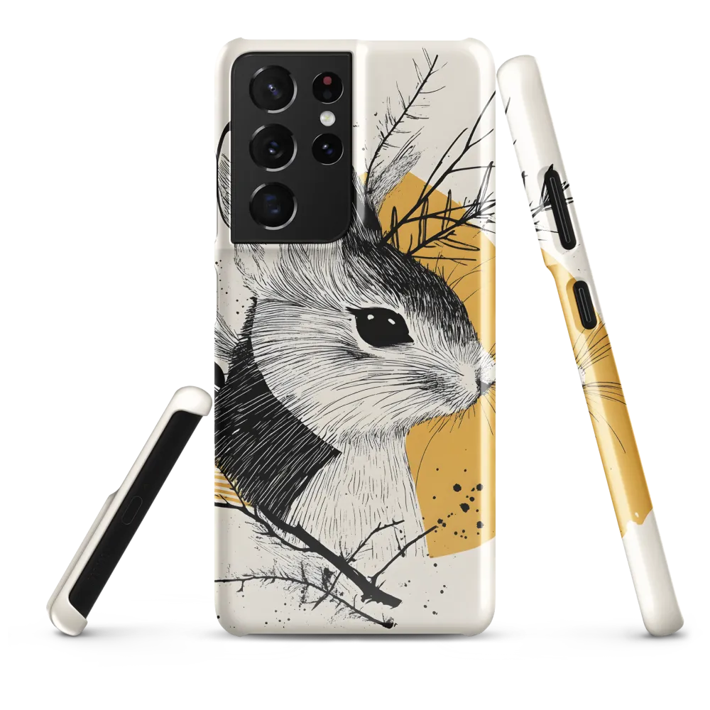 Ethereal Rabbit: A Study in Line Art
