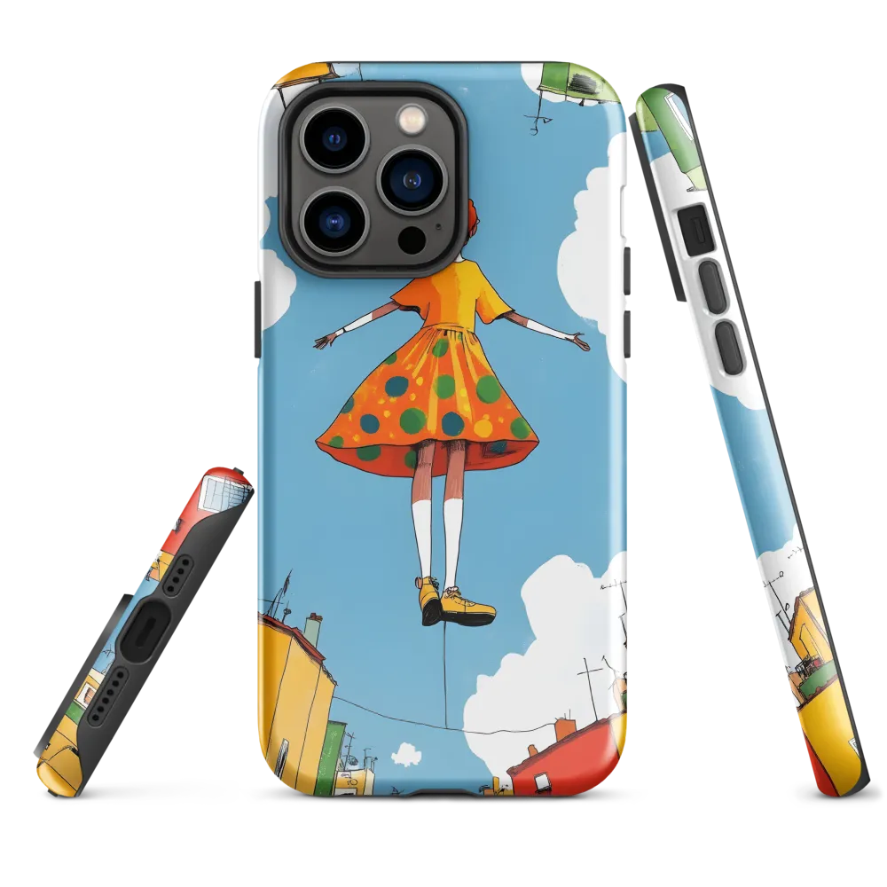 Floating Dreams in a Colorful Sky