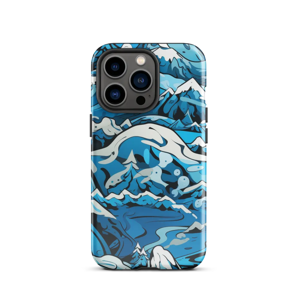 Frozen Harmony: A Blue Mountain Odyssey