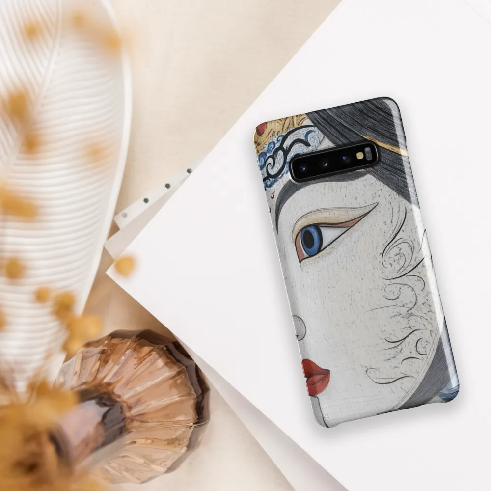 Timeless Serenity: An Ethereal Portrait | Phone Case |  S10 Plus | Snap Case | Glossy