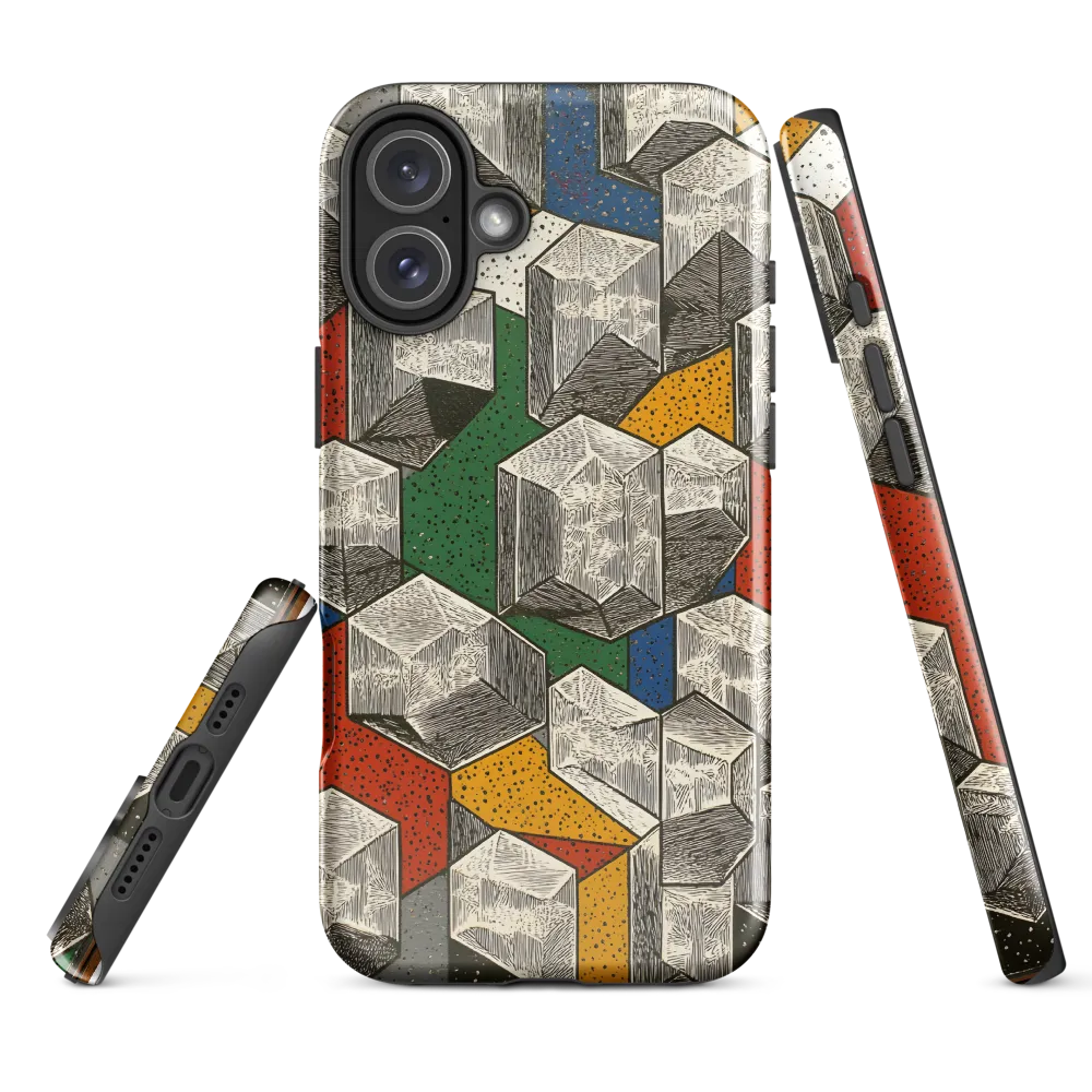 Cubic Dynamics | Phone Case |  16 Plus | Tough Case | Glossy