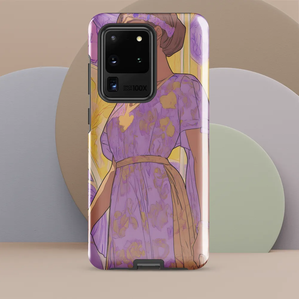 Elegance in Floral Harmony | Phone Case |  S20 Ultra | Tough Case | Glossy