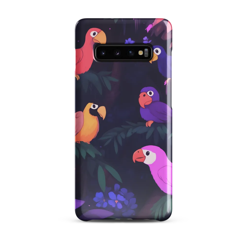 Tropical Parrot Playground | Phone Case |  S10 Plus | Snap Case | Glossy