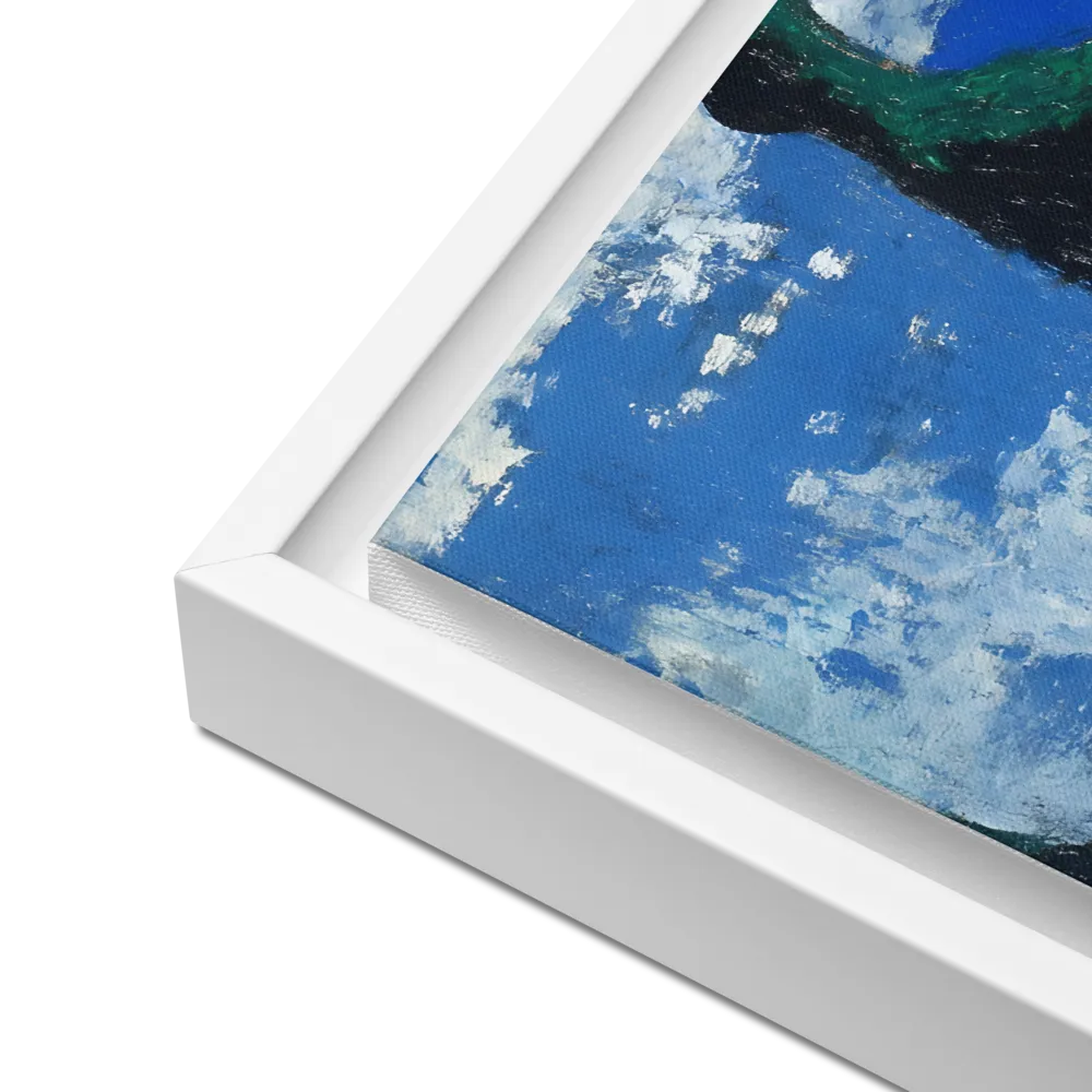 Boundless Ascent | Canvas with White Frame | 12″×16″