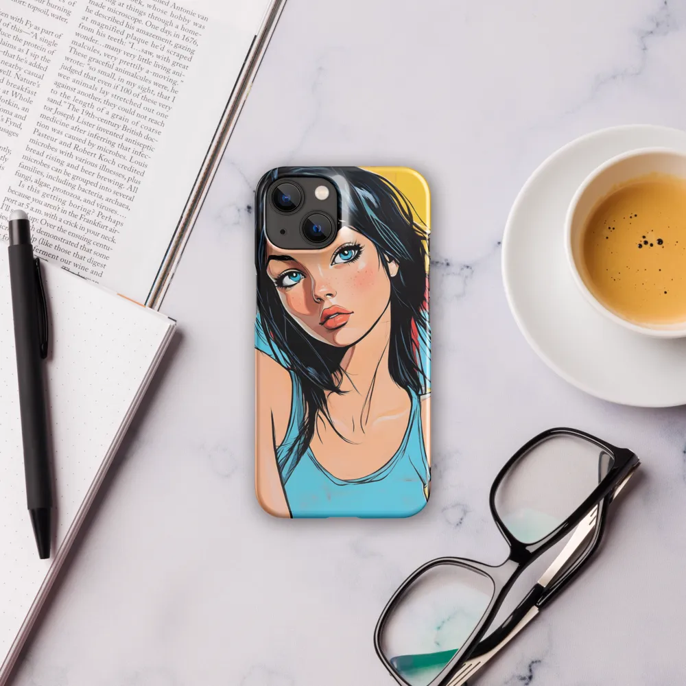 Vibrant Portrait of Modern Youth | Phone Case |  14 | Snap Case | Glossy
