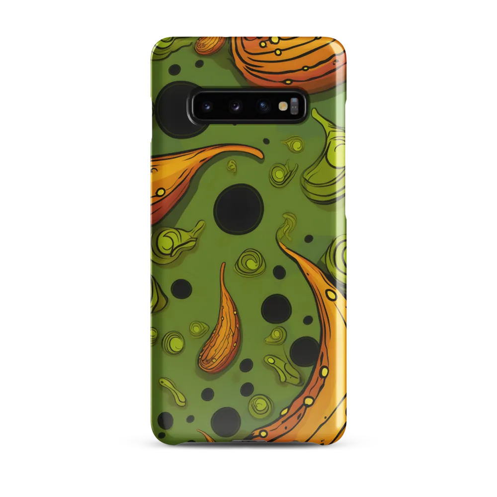 Whimsical Organic Patterns | Phone Case |  S10 Plus | Snap Case | Glossy