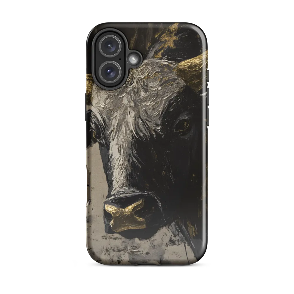 Majestic Bull: The Power in Black and Gold