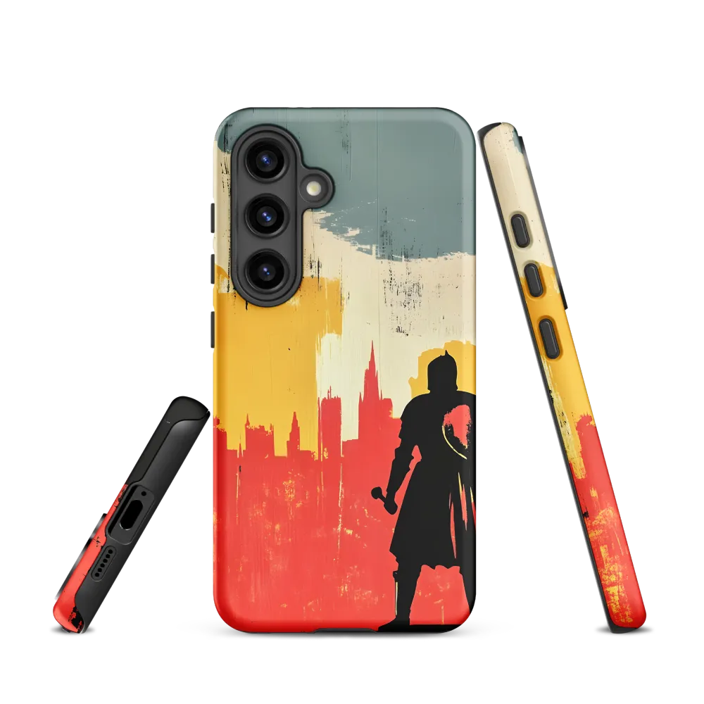 Hero in the Urban Dawn | Phone Case |  S24 | Tough Case | Matte