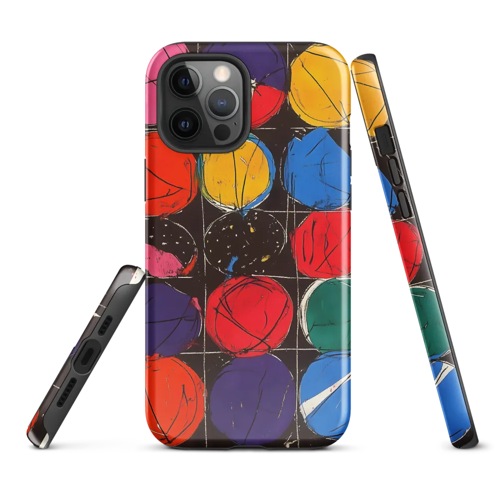 Colorful Circles in Abstract Harmony