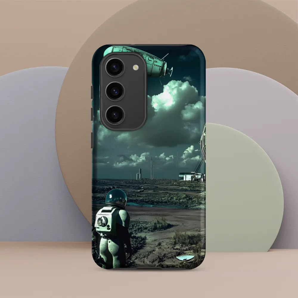 Beyond the Ruins: A Cosmic Journey | Phone Case |  S23 | Tough Case | Matte
