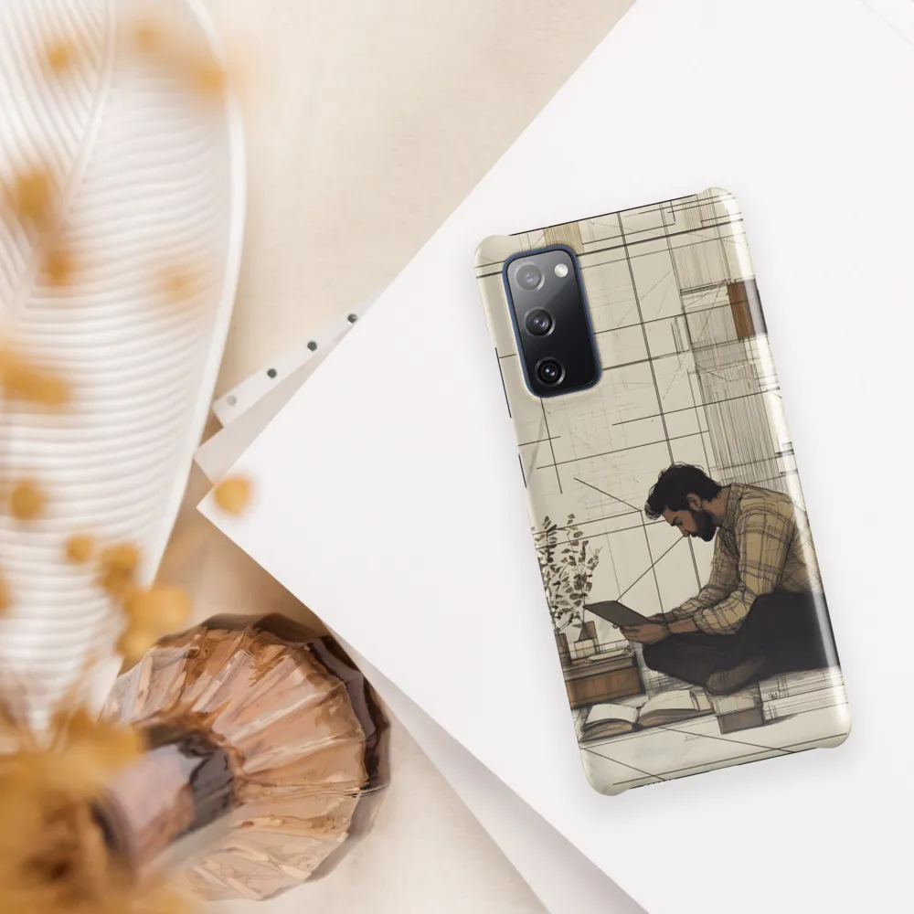 Quiet Reflections in Line | Phone Case |  S20 FE | Snap Case | Glossy