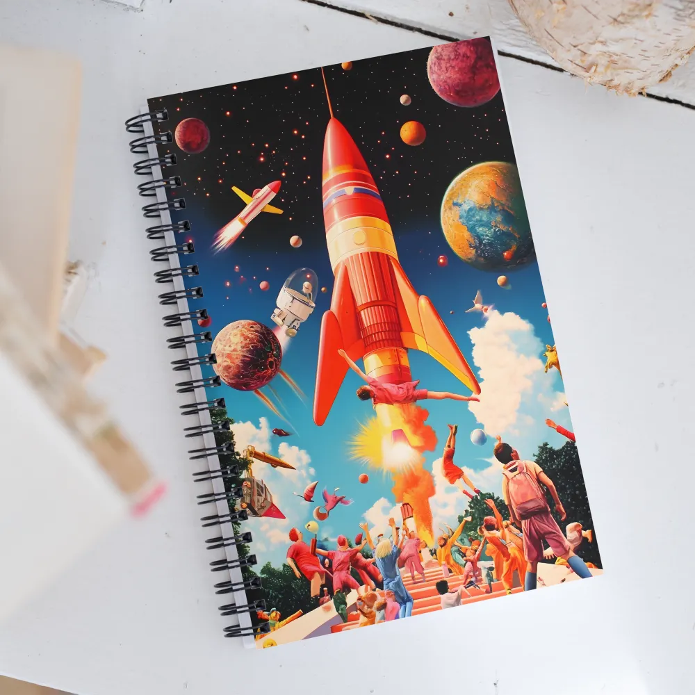 Launch of Imagination | Spiral Notebook