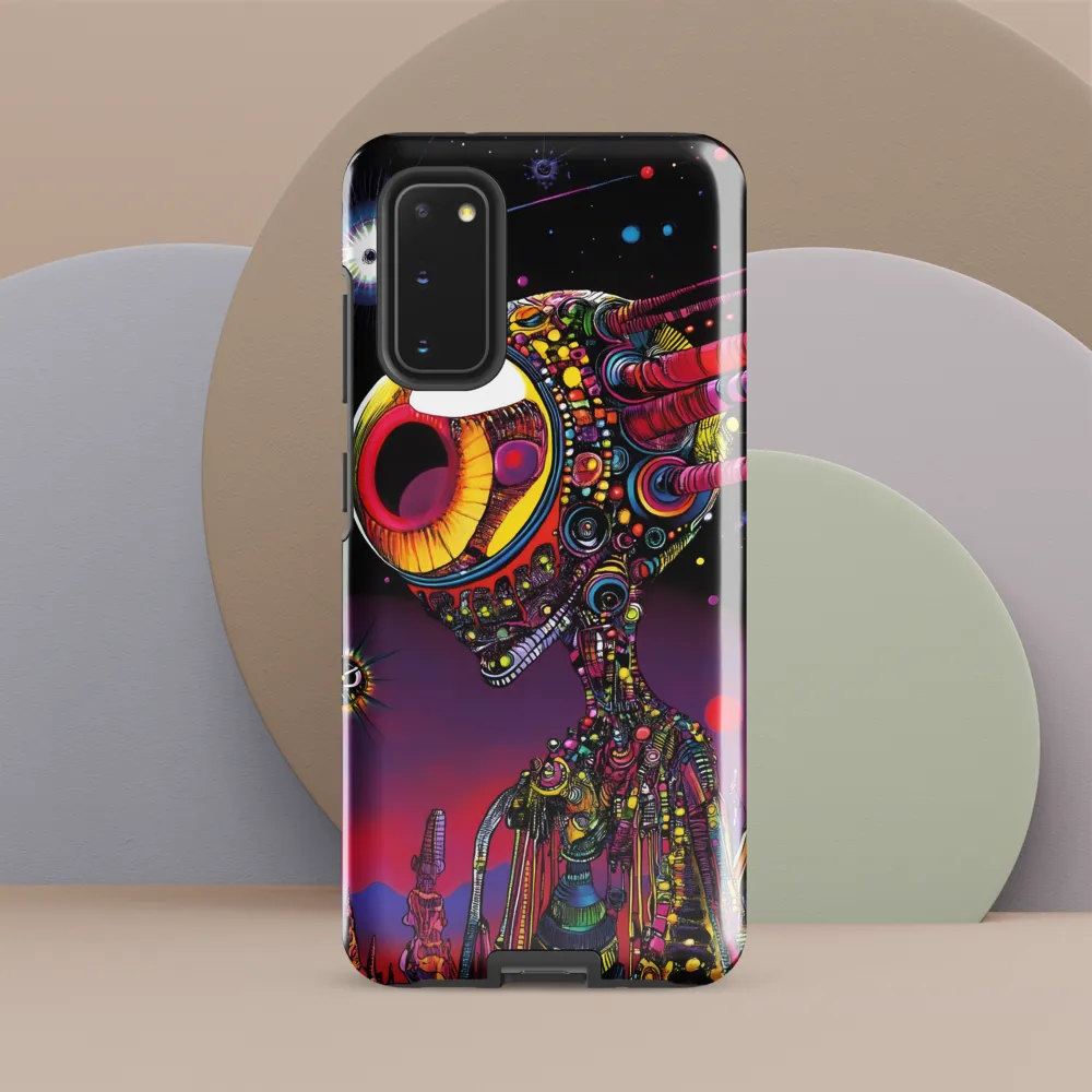 Cosmic Alien Odyssey | Phone Case |  S20 | Tough Case | Glossy
