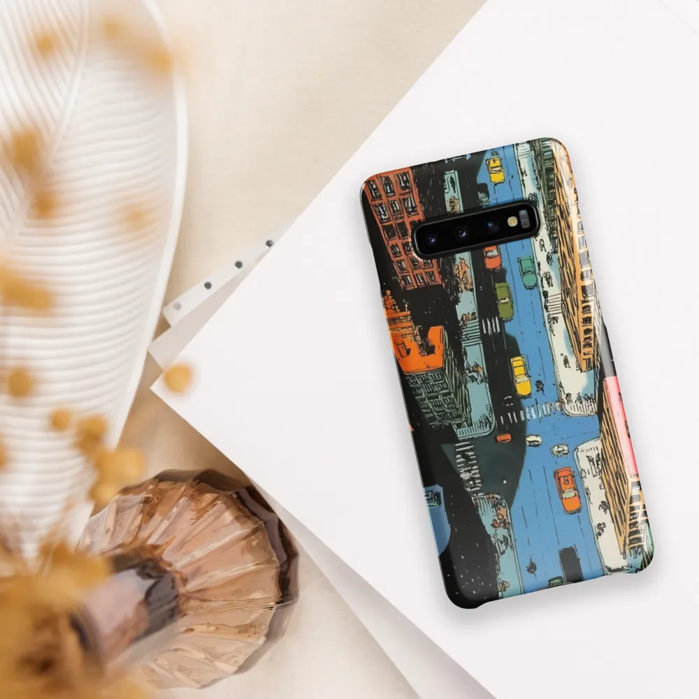 Urban Pulse: A Day in the City | Phone Case |  S10 Plus | Snap Case | Glossy