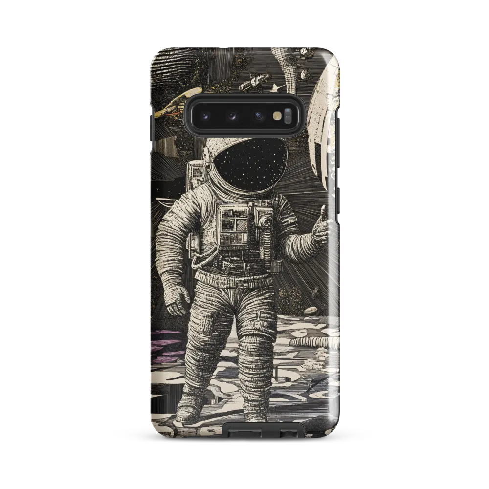 Beyond the Stars: The Astronaut's Voyage | Phone Case |  S10 Plus | Tough Case | Glossy