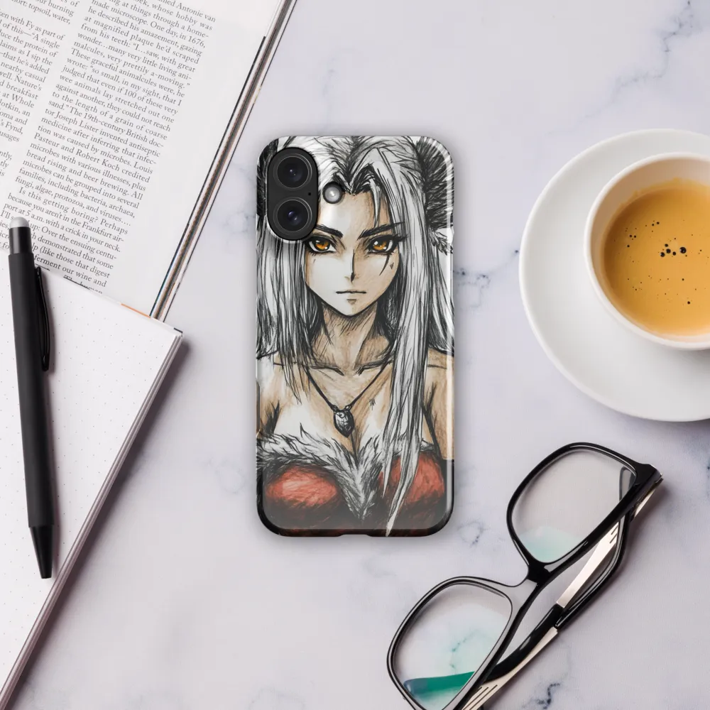 Mystical Guardian: A Confident Presence | Phone Case |  16 Plus | Snap Case | Glossy