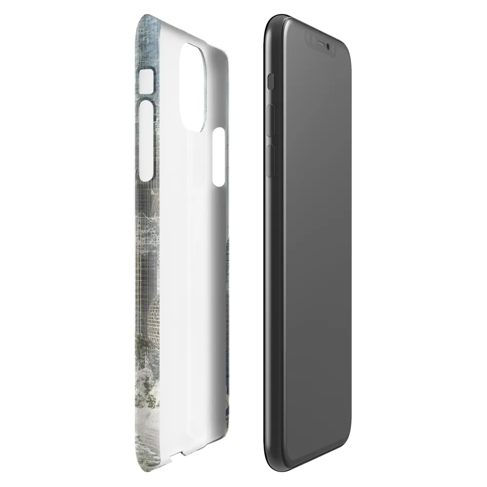 Ethereal Architectures: A Journey into the Future | Phone Case |  11 Pro Max | Snap Case | Glossy