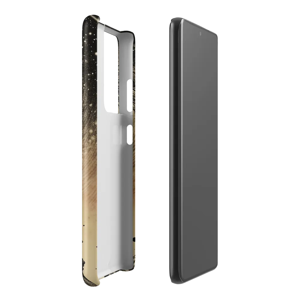 Journey Through the Cosmos | Phone Case |  S21 Ultra | Snap Case | Matte