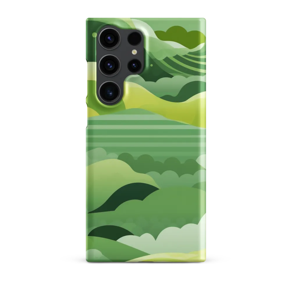 Tranquility in Green Waves