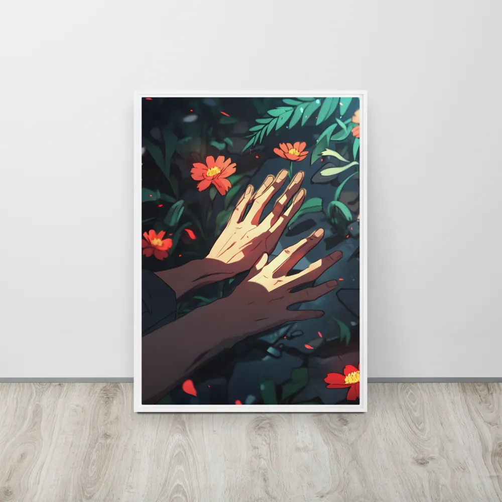 Whispers of Nature | Canvas with White Frame | 20″×28″