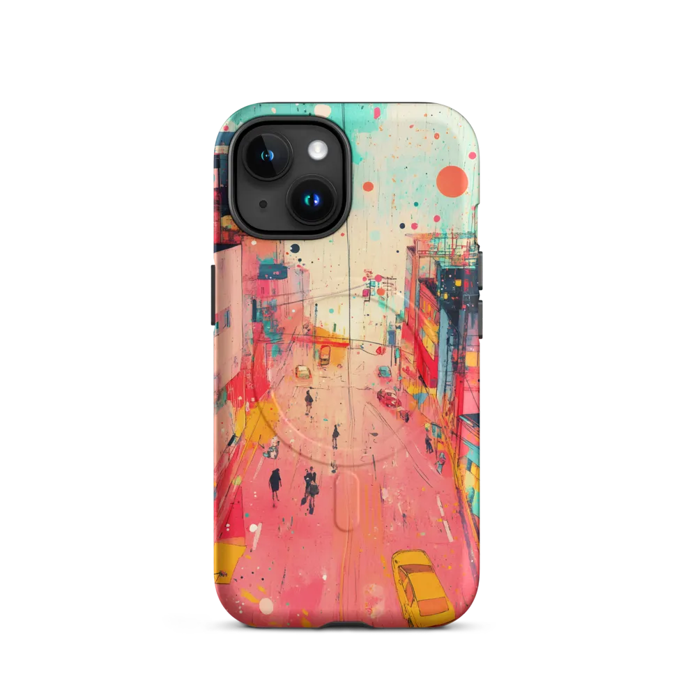 Vibrant City Life | Phone Case |  15 | MagSafe® Tough Case | Matte
