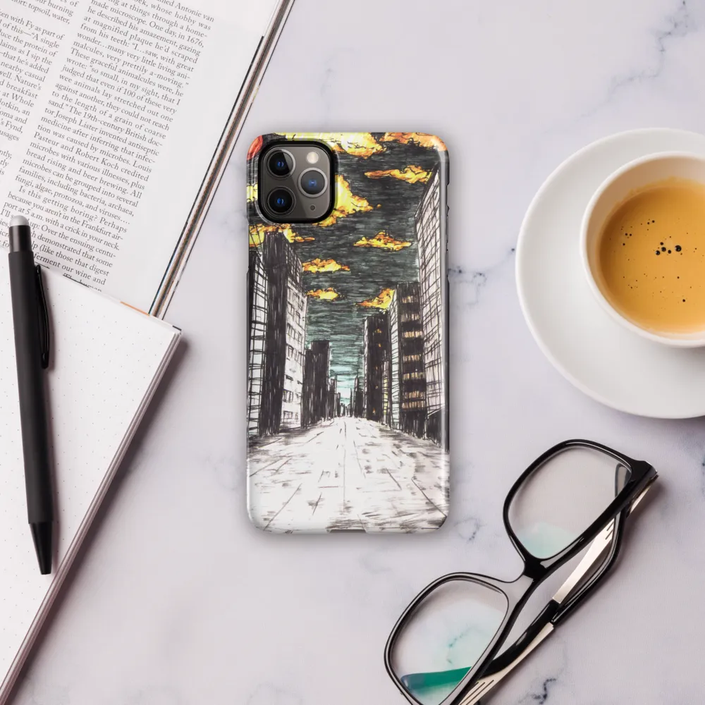 Eclipsed Cityscape | Phone Case |  11 Pro Max | Snap Case | Glossy