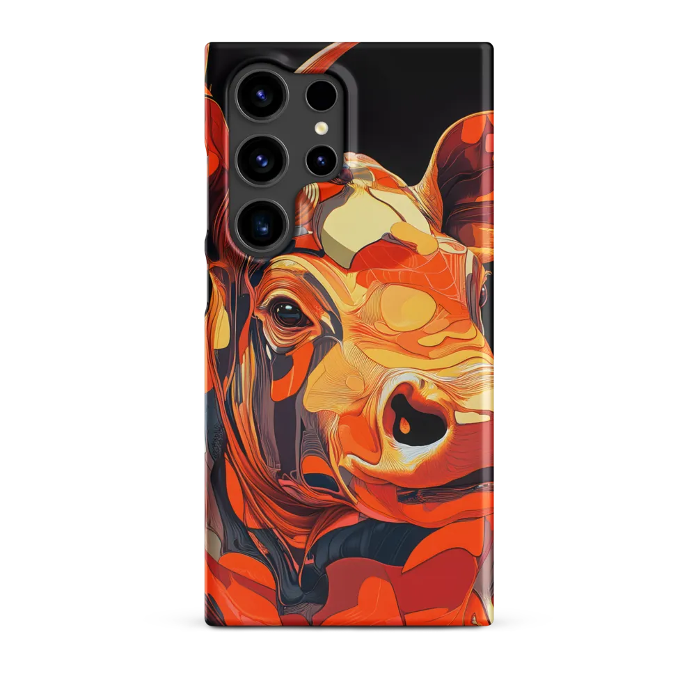Modern Serenade: The Vibrant Cow