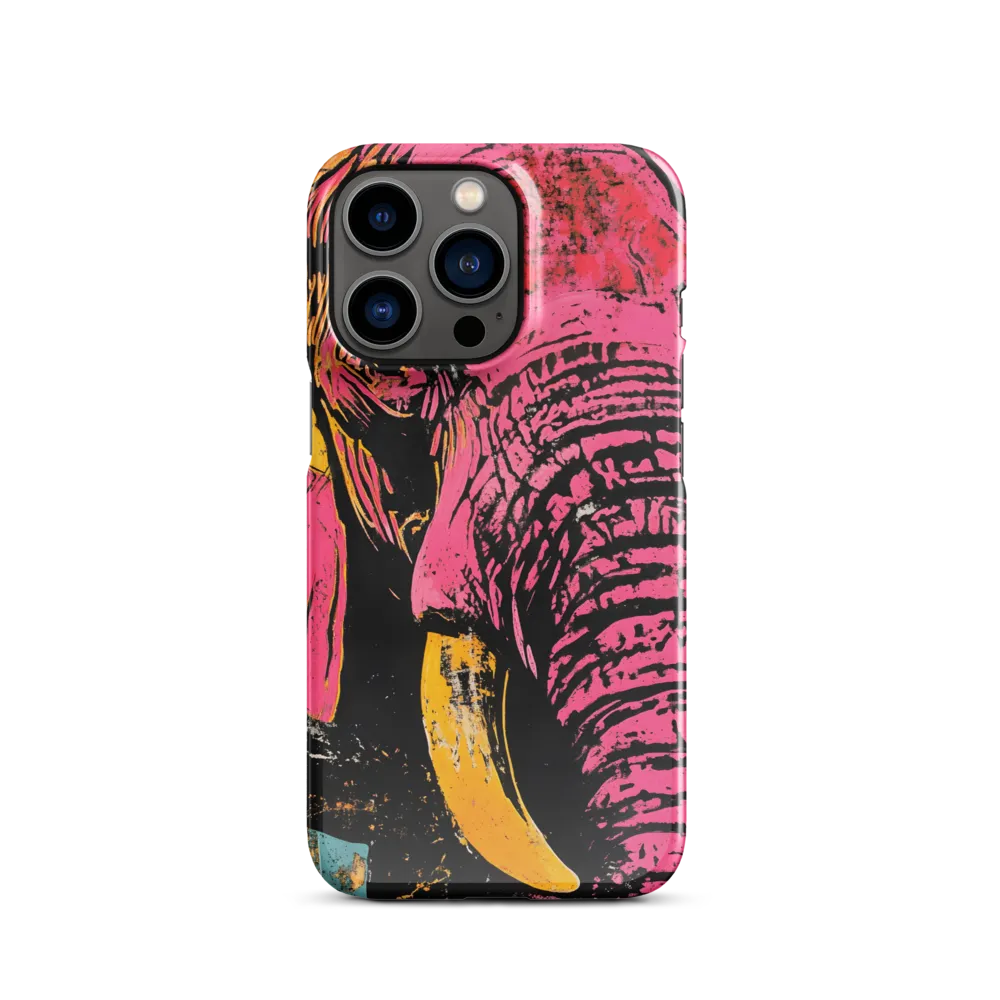 Bold Encounter: The Vibrant Elephant | Phone Case |  13 Pro | Snap Case | Glossy