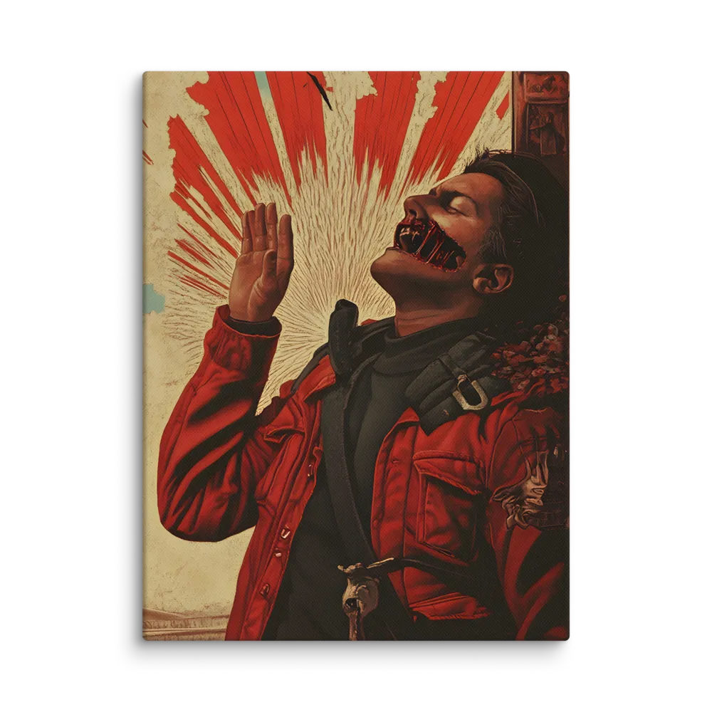 Defiant Echoes of Ruin | Canvas | 12″×16″