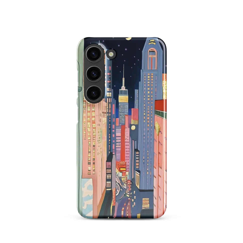 Urban Dreamscape: A Pop Art Night | Phone Case |  S23 | Snap Case | Glossy