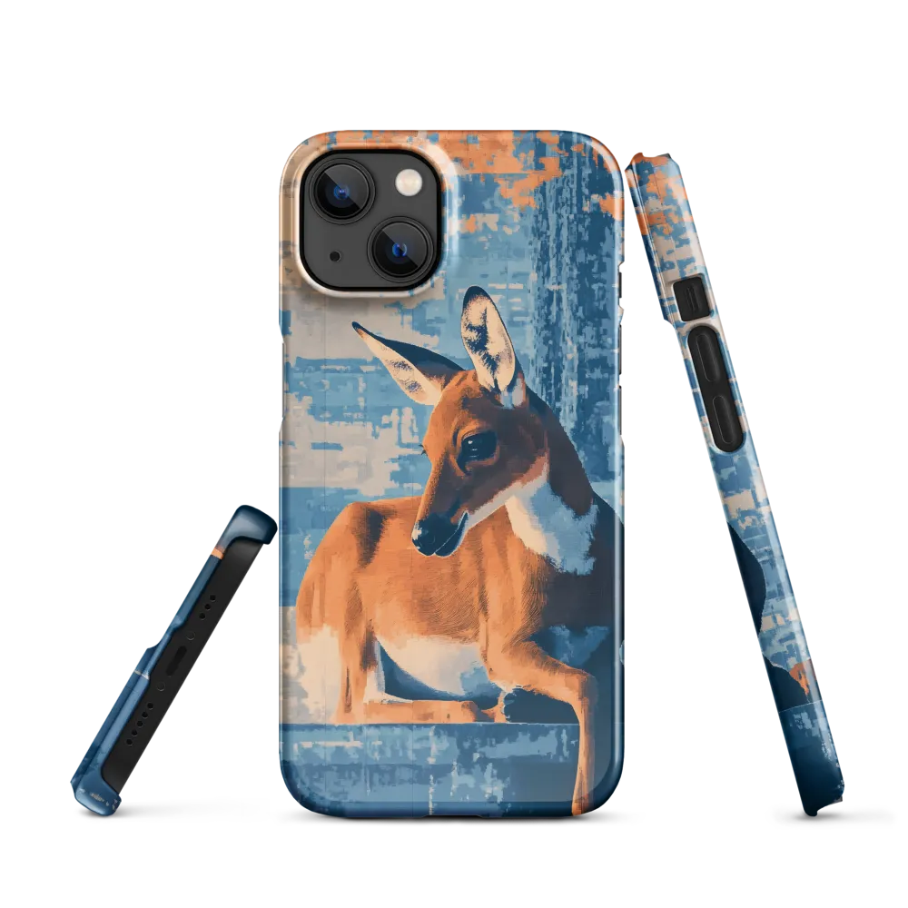 Serenity in Color: The Reclining Deer | Phone Case |  13 | Snap Case | Glossy