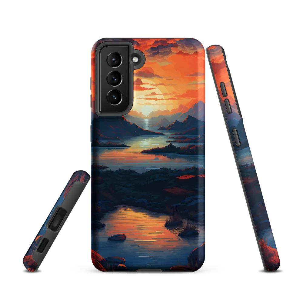 Ethereal Evening: A Digital Dusk