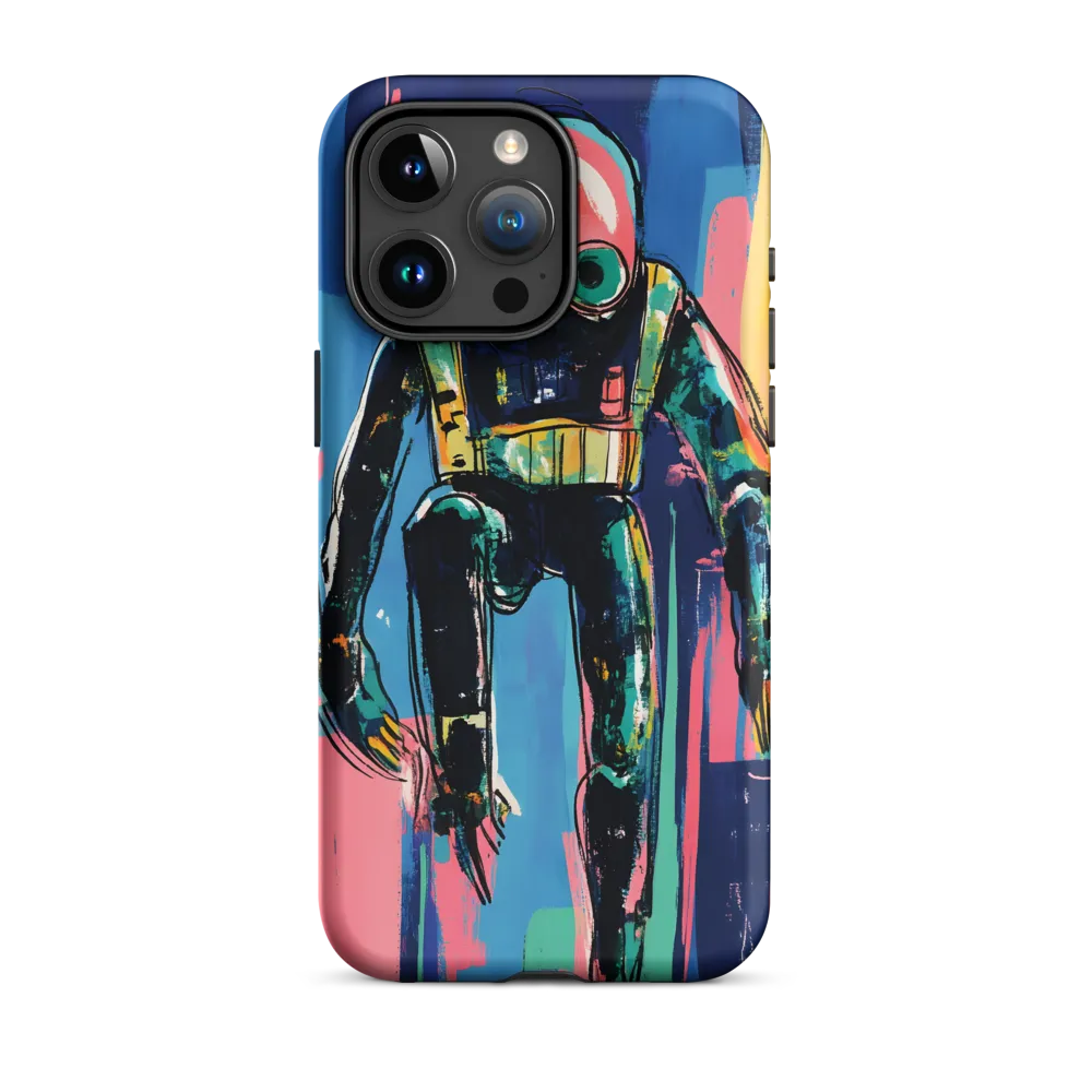 Diver in Vibrant Motion