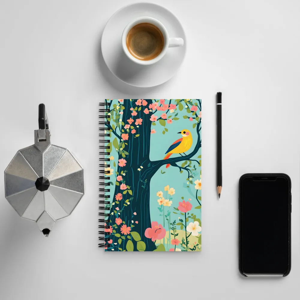 Harmony in Bloom | Spiral Notebook