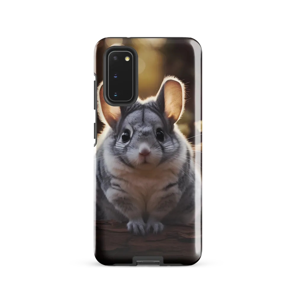 Curious Chinchilla in the Forest