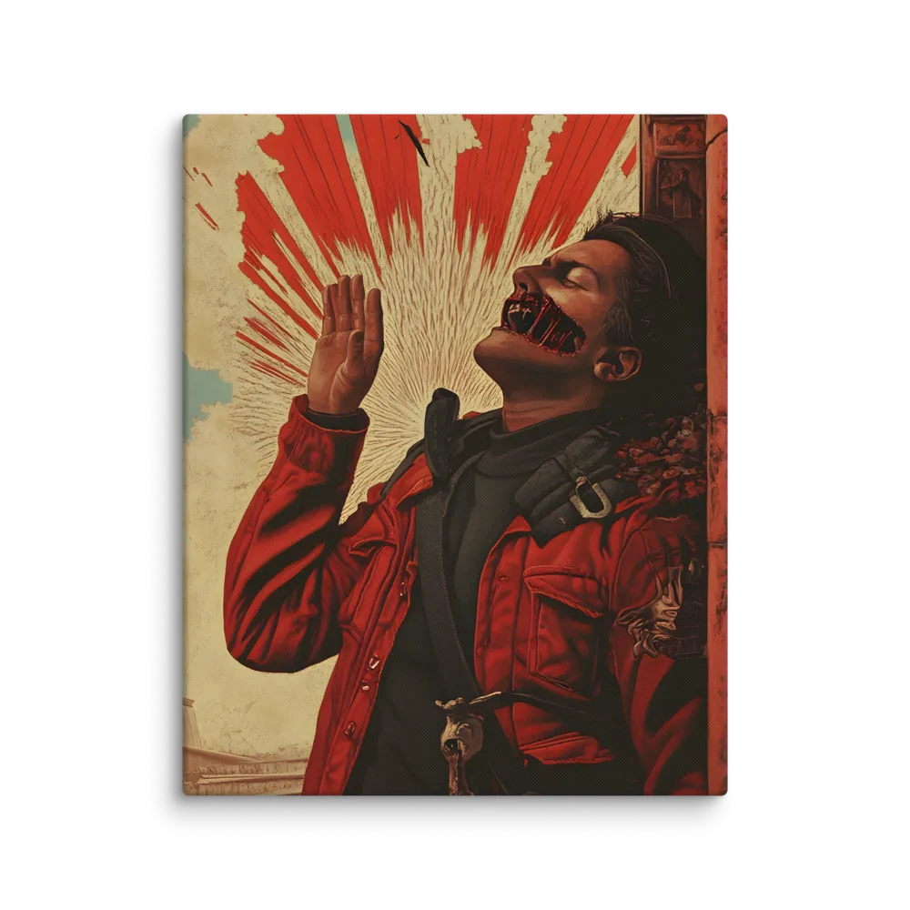 Defiant Echoes of Ruin | Canvas | 16″×20″