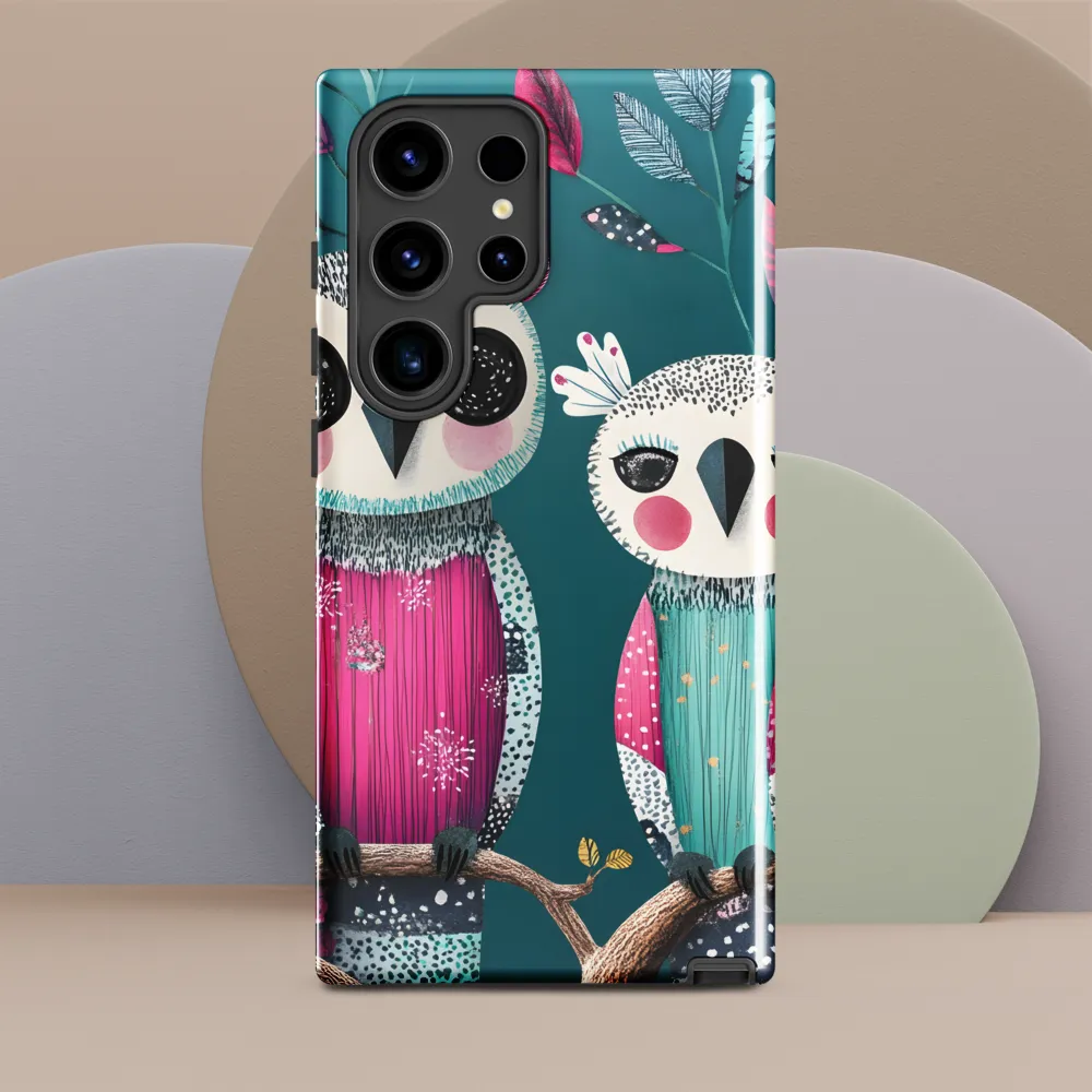 Whimsical Duo: A Celebration of Nature and Color