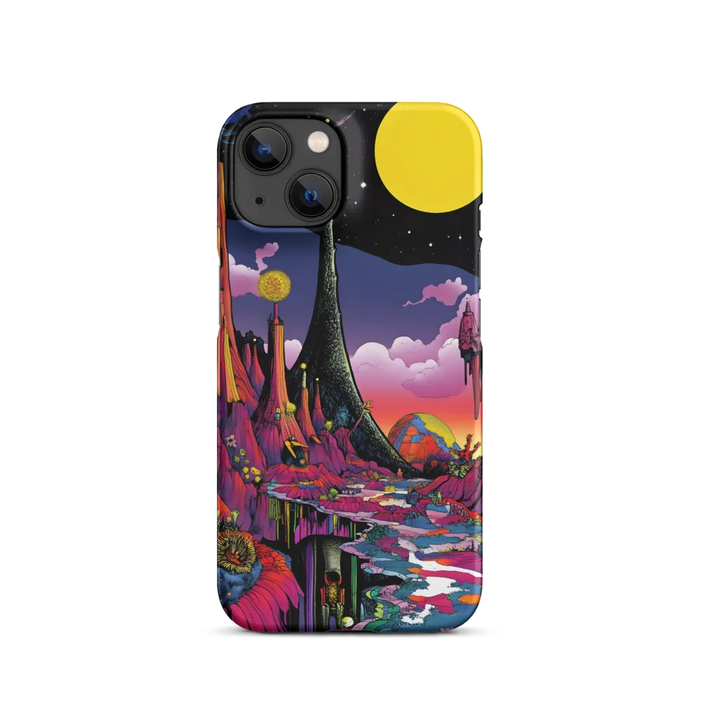 Celestial Dreams: A Journey Through an Alien Landscape | Phone Case |  14 | Snap Case | Matte