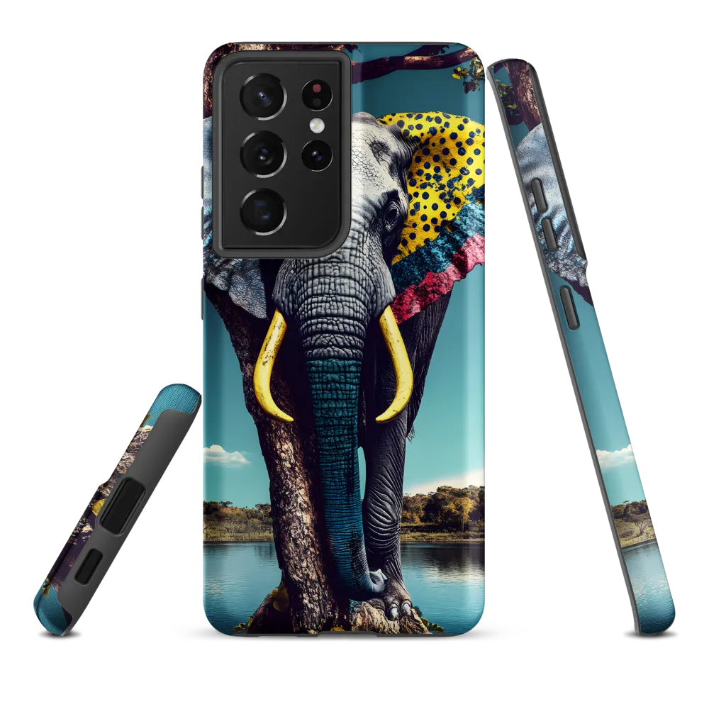 Playful Elegance: The Surreal Elephant