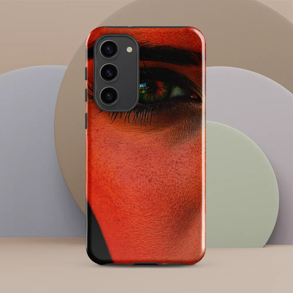 Gaze of Intensity | Phone Case |  S23 Plus | Tough Case | Glossy