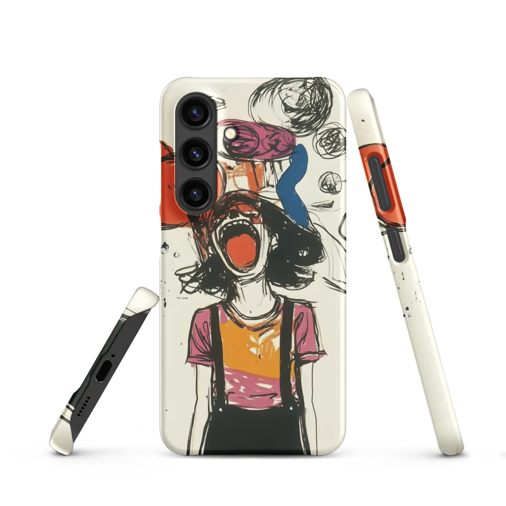 Echoes of Anguish | Phone Case |  S24 | Snap Case | Matte
