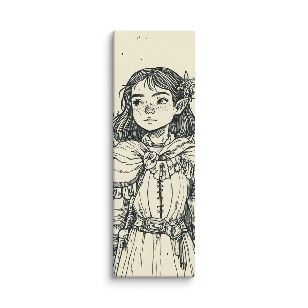 A Young Guardian of Nature | Canvas | 20″×60″